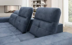 Designer Ecksofa Terina inkl. Beistellhocker