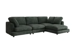 Designer Ecksofa Thalessa in Cord