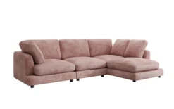 Designer Ecksofa Thalessa in Cord