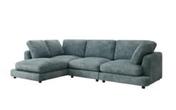 Designer Ecksofa Thalessa in Cord