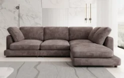 Designer Ecksofa Thalessa in Cord