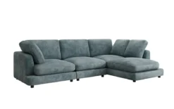 Designer Ecksofa Thalessa in Cord