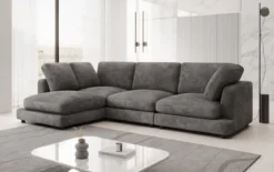 Designer Ecksofa Thalessa in Cord