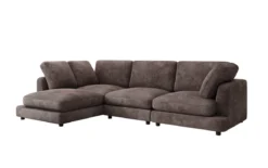 Designer Ecksofa Thalessa in Cord