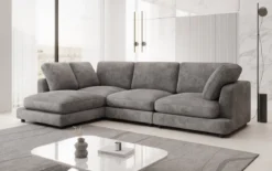 Designer Ecksofa Thalessa in Cord