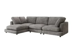 Designer Ecksofa Thalessa in Cord