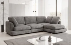 Designer Ecksofa Thalessa in Cord