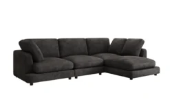 Designer Ecksofa Thalessa in Cord