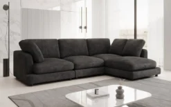 Designer Ecksofa Thalessa in Cord