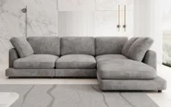 Designer Ecksofa Thalessa in Cord