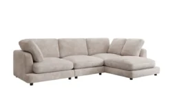 Designer Ecksofa Thalessa in Cord
