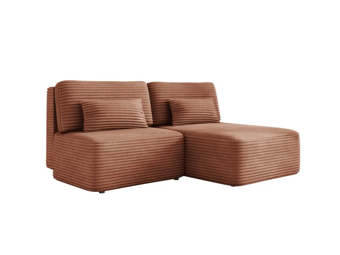 Designer Ecksofa Tilia Cord mit Schlaffunktion und Stauraum