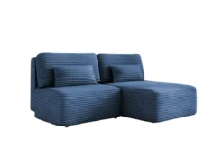 Designer Ecksofa Tilia Cord mit Schlaffunktion und Stauraum