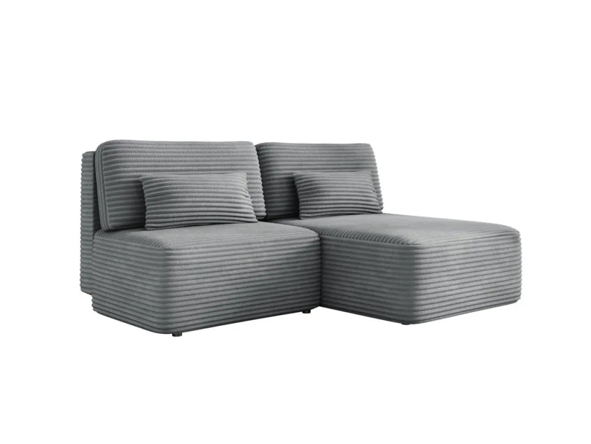Designer Ecksofa Tilia Cord mit Schlaffunktion und Stauraum