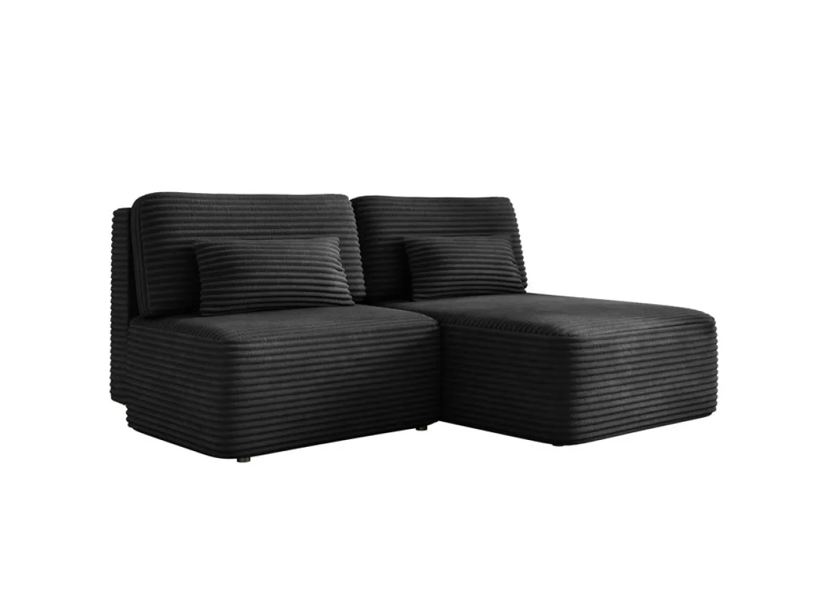 Designer Ecksofa Tilia Cord mit Schlaffunktion und Stauraum