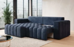 Designer Ecksofa Tirina mit Schlaffunktion