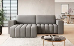 Designer Ecksofa Tirina mit Schlaffunktion