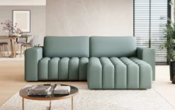 Designer Ecksofa Tirina mit Schlaffunktion