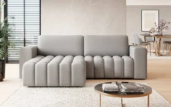 Designer Ecksofa Tirina mit Schlaffunktion