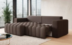 Designer Ecksofa Tirina mit Schlaffunktion