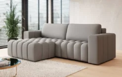 Designer Ecksofa Tirina mit Schlaffunktion