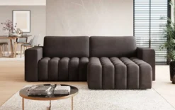 Designer Ecksofa Tirina mit Schlaffunktion