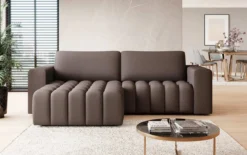 Designer Ecksofa Tirina mit Schlaffunktion