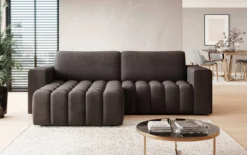 Designer Ecksofa Tirina mit Schlaffunktion