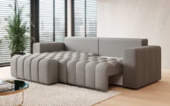 Designer Ecksofa Tirina mit Schlaffunktion