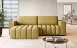 Designer Ecksofa Tirina mit Schlaffunktion