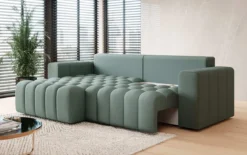 Designer Ecksofa Tirina mit Schlaffunktion
