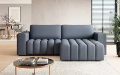 Designer Ecksofa Tirina mit Schlaffunktion