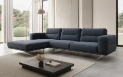 Designer Ecksofa Torino in Bouclé