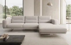 Designer Ecksofa Torino in Bouclé