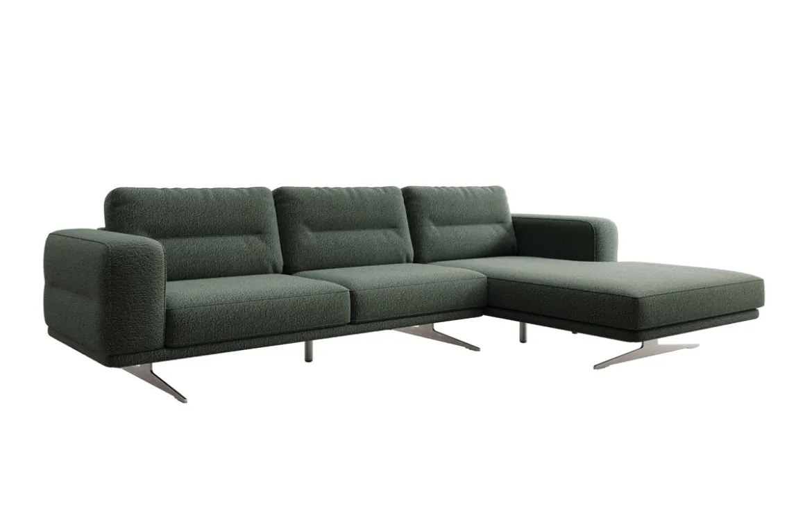 Designer Ecksofa Torino in Bouclé