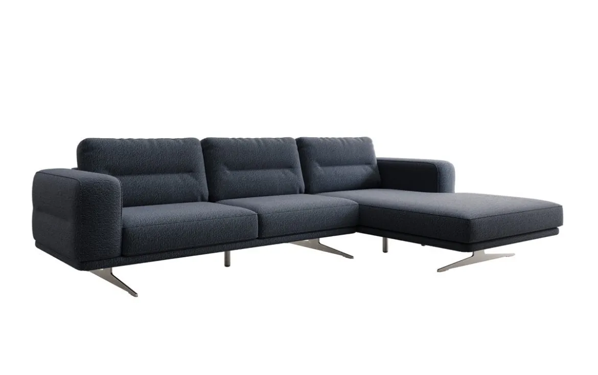 Designer Ecksofa Torino in Bouclé