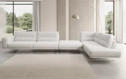 Designer Ecksofa Torino Maxi in Bouclé
