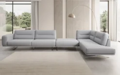 Designer Ecksofa Torino Maxi in Bouclé
