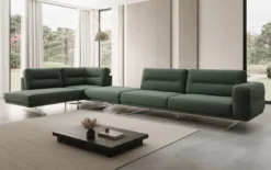 Designer Ecksofa Torino Maxi in Bouclé