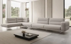 Designer Ecksofa Torino Maxi in Bouclé