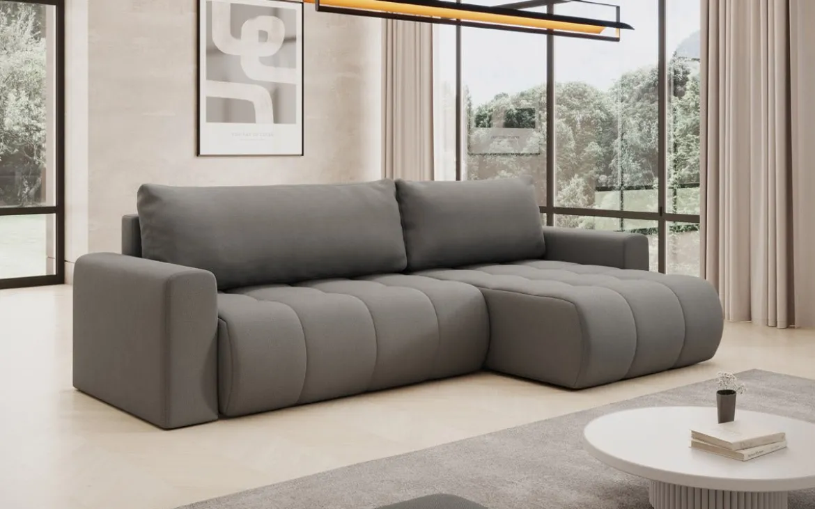 Designer Ecksofa Venezia mit Schlaffunktion und Stauraum