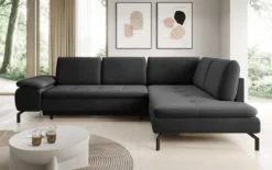 Designer Ecksofa Verila L mit Schlaf- und Klappfunktion