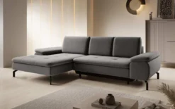 Designer Ecksofa Verila Mini mit Schlaf- und Klappfunktion