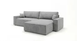 Designer Ecksofa Vienna mit Schlaf- und Klappfunktion in Cord