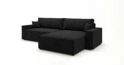 Designer Ecksofa Vienna mit Schlaf- und Klappfunktion in Cord