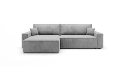 Designer Ecksofa Vienna mit Schlaf- und Klappfunktion in Cord