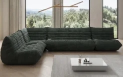 Designer Ecksofa Wohnlandschaft Calmo in Cord