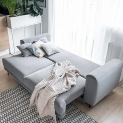 Designer 3er Sofa Diana mit Schlaffunktion und Stauraum