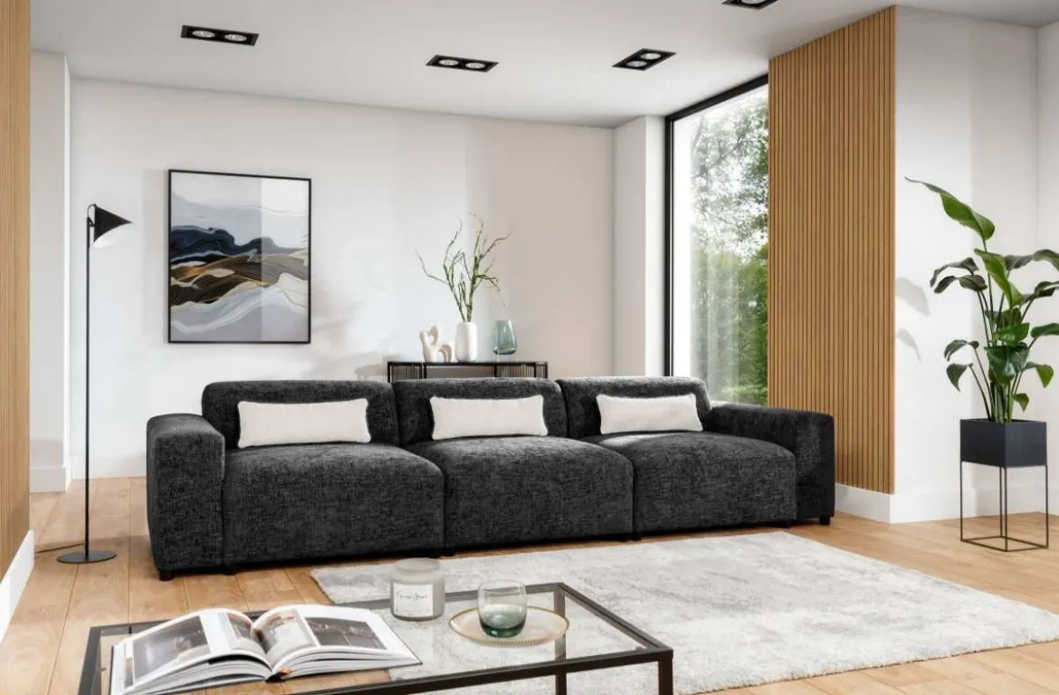 Designer 3er Sofa Napoli
