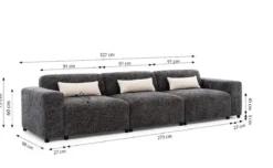 Designer 3er Sofa Napoli
